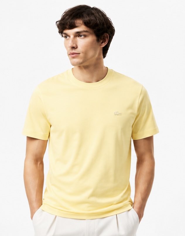 Lacoste Monocromatica Amarelo Pastel